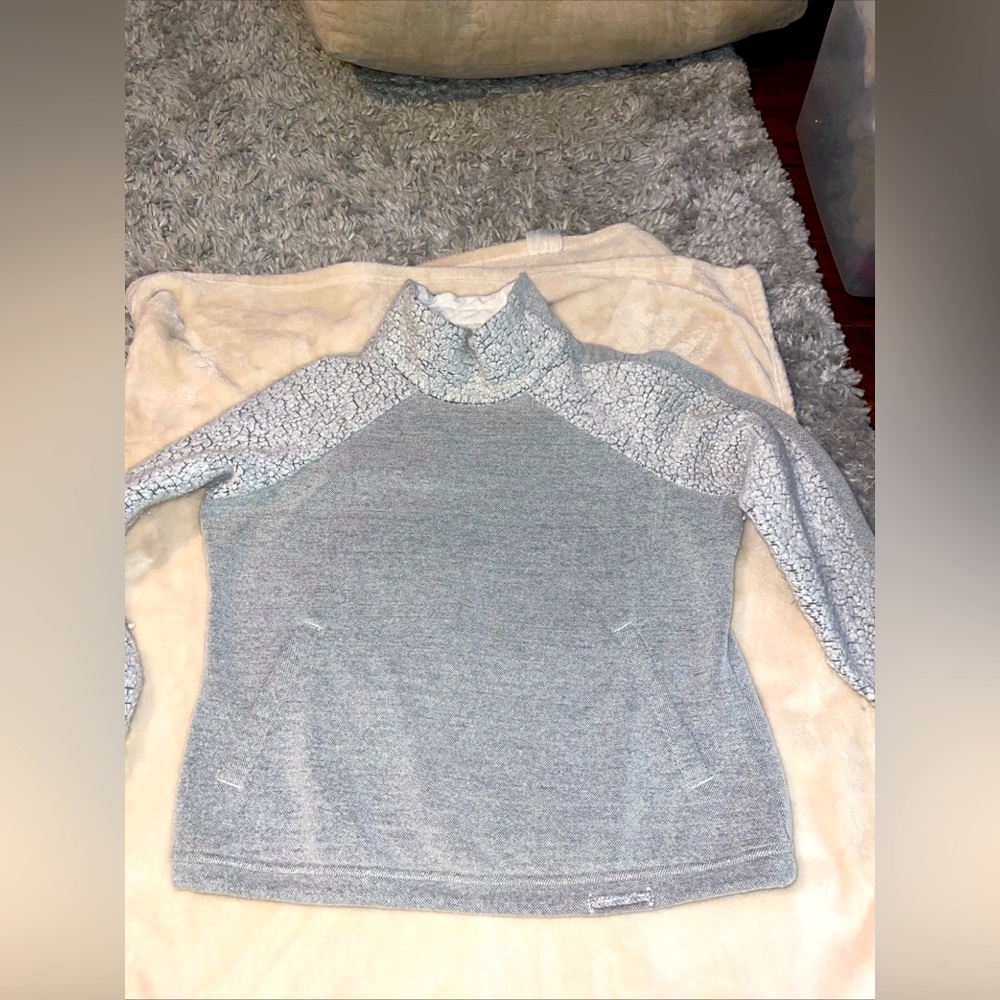 Prana Lockwood Sweater in Bone Heather Size Small